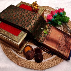 premium samuthrika & vasthrakala wedding saree