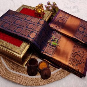 premium samuthrika & vasthrakala wedding saree