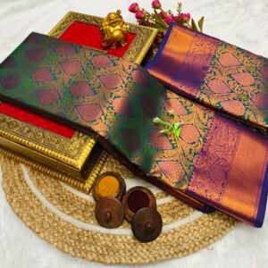 premium samuthrika & vasthrakala wedding saree