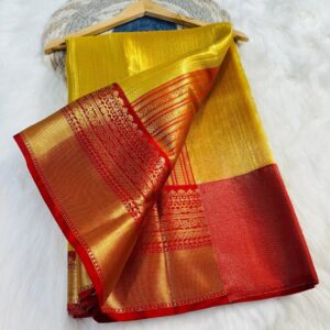 premium banarasi tissue silk saree – semi kanchivaram party wear (copy)