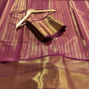 premium banarasi tissue silk saree – semi kanchivaram party wear  (copy)