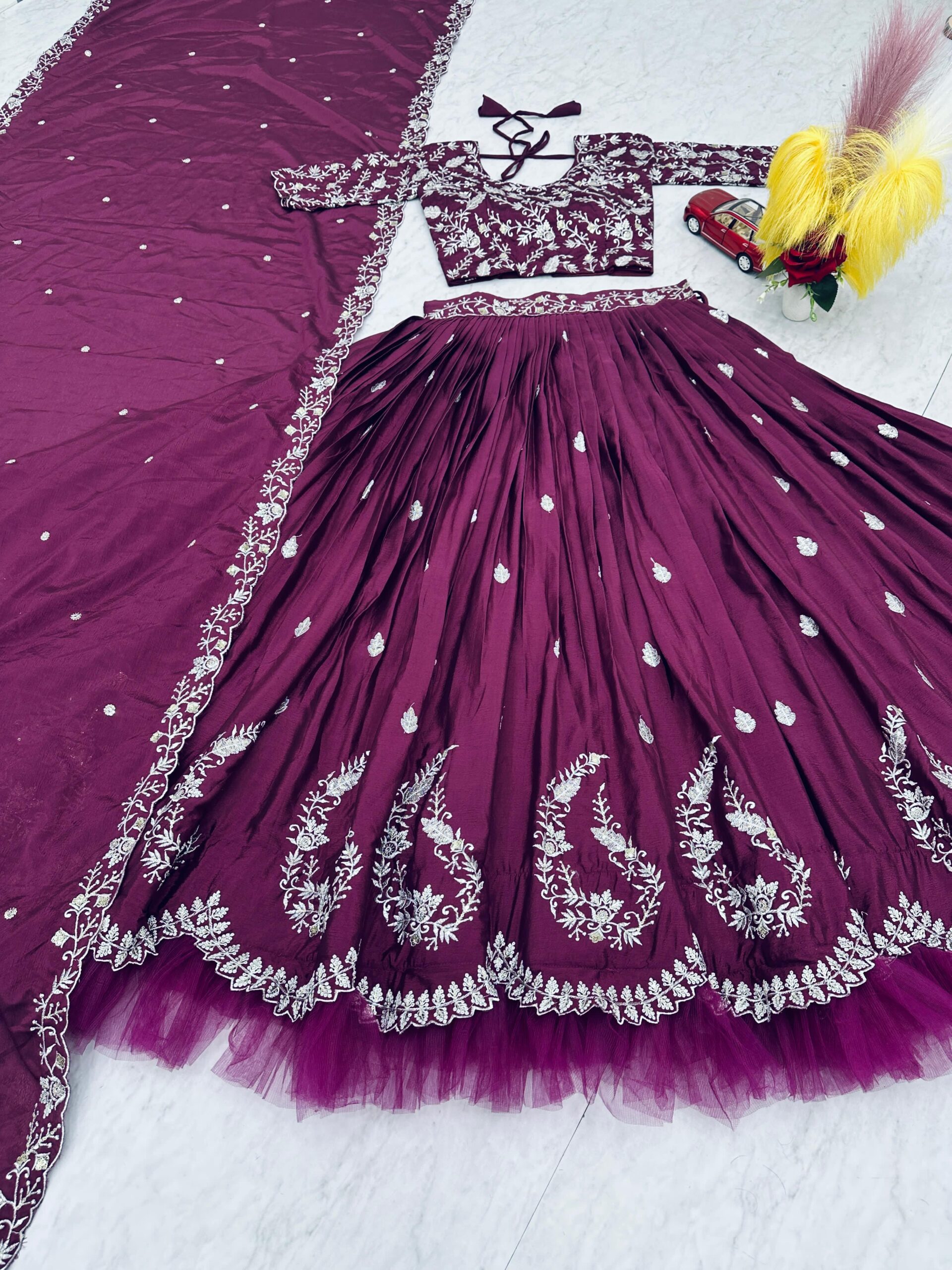 wedding special heavy embroidery sequin & thread work lehenga choli (copy) wedding special heavy embroidery sequin & thread work lehenga choli (copy)