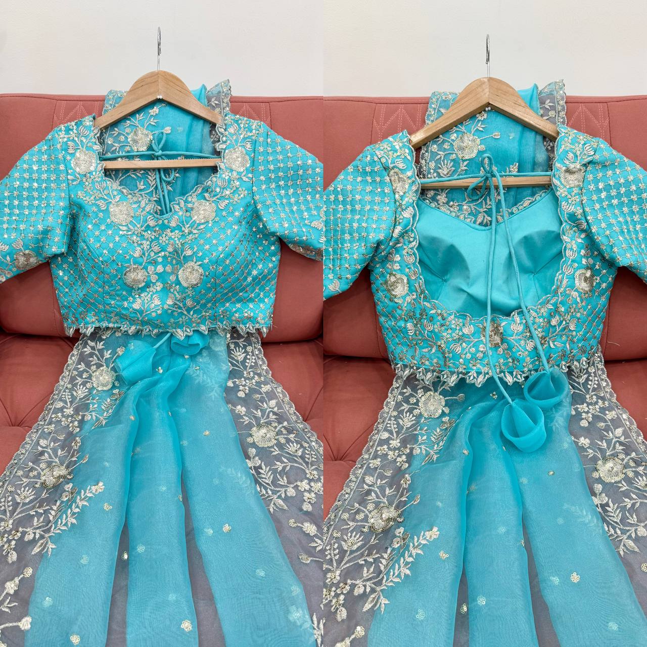 wedding special coding with thread work designer saree & blouse (copy) wedding special coding with thread work designer saree & blouse (copy)