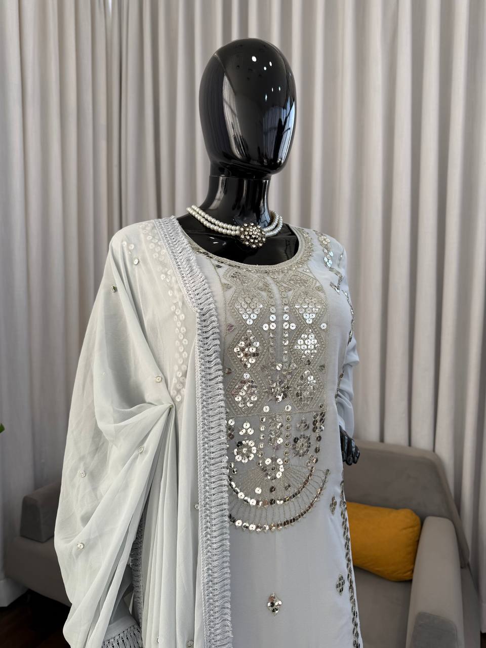 faux georgette sequence work top sharara & dupatta set – elegant festive & wedding wear (copy) faux georgette sequence work top sharara & dupatta set – elegant festive & wedding wear (copy)